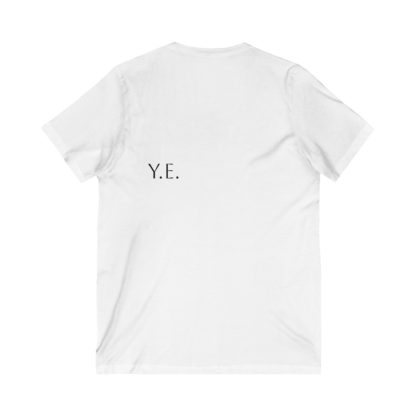 YE Unisex Jersey Short Sleeve V-Neck Tee - Image 2