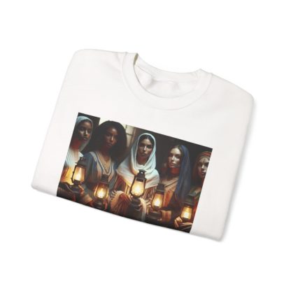 Five Wise Virgins Unisex Heavy Blend™ Crewneck Sweatshirt - Image 3