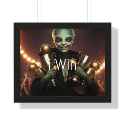 I Win Framed Horizontal Poster - Image 7