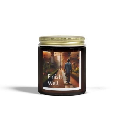 Keep Walking to the Finish Scented Candles, Coconut Apricot Wax (4oz, 9oz) - Image 33