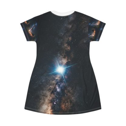Galaxy T-Shirt Dress (AOP) - Image 2