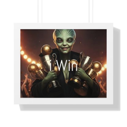 I Win Framed Horizontal Poster - Image 25