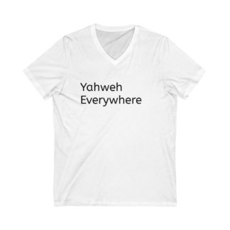YE Unisex Jersey Short Sleeve V-Neck Tee