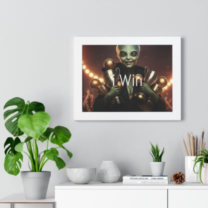 I Win Framed Horizontal Poster - Image 23