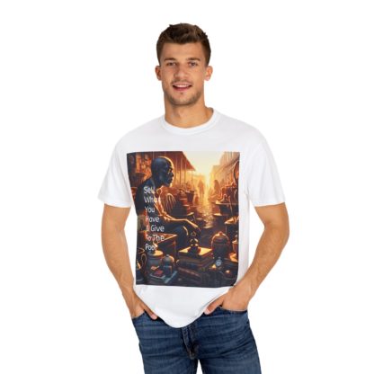 Sell Unisex Garment-Dyed T-shirt - Image 4