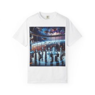 Always Working  Unisex Garment-Dyed T-shirt