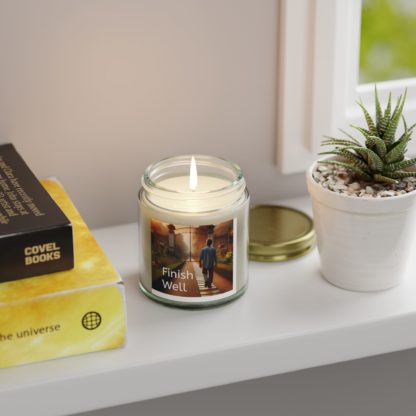 Keep Walking to the Finish Scented Candles, Coconut Apricot Wax (4oz, 9oz) - Image 19