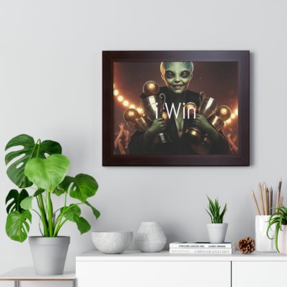 I Win Framed Horizontal Poster - Image 14