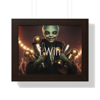 I Win Framed Horizontal Poster - Image 10