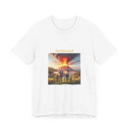 Not Worried Unisex Jersey Short Sleeve Tee - Image 3