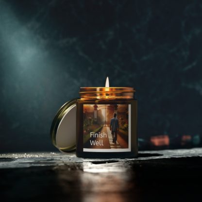 Keep Walking to the Finish Scented Candles, Coconut Apricot Wax (4oz, 9oz) - Image 52