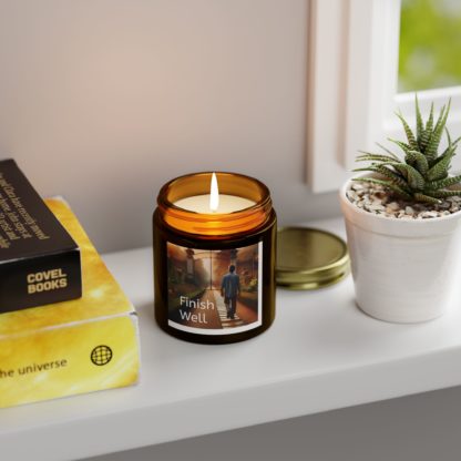 Keep Walking to the Finish Scented Candles, Coconut Apricot Wax (4oz, 9oz) - Image 39