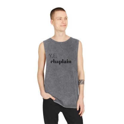 Chaplain Unisex Stonewash Tank Top - Image 3