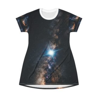 Galaxy T-Shirt Dress (AOP)
