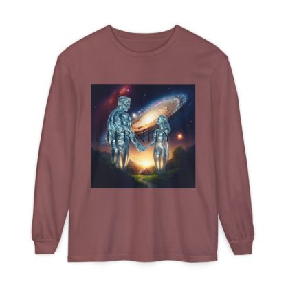 Eternity Unisex Garment-dyed Long Sleeve T-Shirt - Image 5