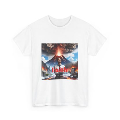Faith Unisex Heavy Cotton Tee - Image 3