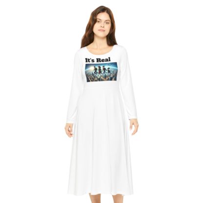 Rapture Women's Long Sleeve Dance Dress (AOP) - Image 3